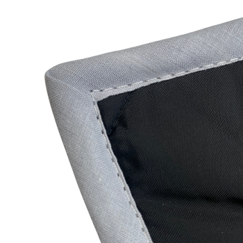 Thermomatte schwarz - Band grau